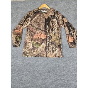 Rustic Ridge‎ Camo Long Sleeve Shirt Men's Size L Polyester Hunting Outdoor